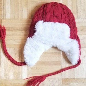 Aeropostale Kids Knit Laplander Hat w/Ties (BIN Y1)